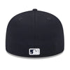 New Era Mens MLB New York Yankees MLB24 Patch 59Fifty Fitted Hat 60436104 OTC Navy, Black Undervisor