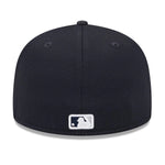 New Era Mens MLB New York Yankees MLB24 Patch 59Fifty Fitted Hat 60436104 OTC Navy, Black Undervisor