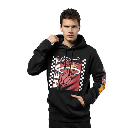 New Era Mens NBA Miami Heat 2024 Rally Drive OTC Hoodie 60491856 OTC Black