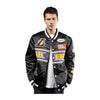 New Era Mens NBA Los Angeles Lakers 2024 Rally Drive Satin Jacket 60491858 Black/White