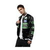 New Era Mens NBA Boston Celtics 2024 Rally Drive Satin Jacket 60491865 Black/White