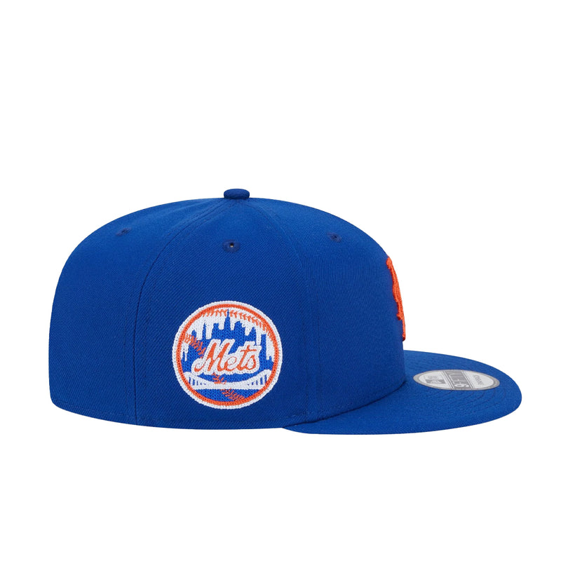 New Era Mens MLB Alpha Industries New York Mets Royal 9Fifty Snapback Hat 60540224 Blue