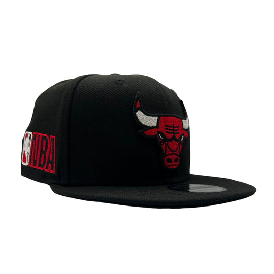 New Era Mens NBA Alpha Industries Chicago Bulls 9Fifty Snapback Hat 60540282 Black/Red