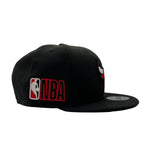 New Era Mens NBA Alpha Industries Chicago Bulls 9Fifty Snapback Hat 60540282 Black/Red