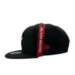 New Era Mens NBA Alpha Industries Chicago Bulls 9Fifty Snapback Hat 60540282 Black/Red