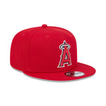 New Era Mens MLB Los Angeles Angels City Art 9Fifty Snapback Hat 60573262 Red, Grey Undervisor