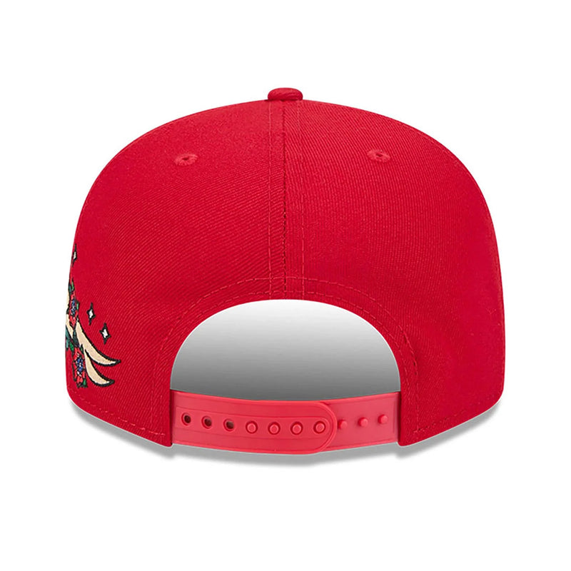 New Era Mens MLB Los Angeles Angels City Art 9Fifty Snapback Hat 60573262 Red, Grey Undervisor