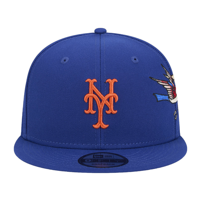 New Era Mens MLB New York Mets City Art 9Fifty Snapback Hat 60573285 Royal Blue, Grey Undervisor