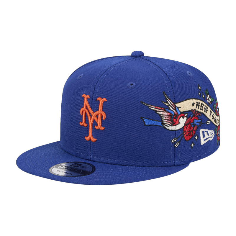 New Era Mens MLB New York Mets City Art 9Fifty Snapback Hat 60573285 Royal Blue, Grey Undervisor
