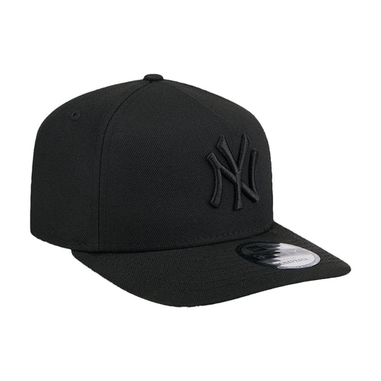New Era Unisex New York Yankees A-Frame 9Fifty Snapback Hat 60587152 Black, Grey Undervisor