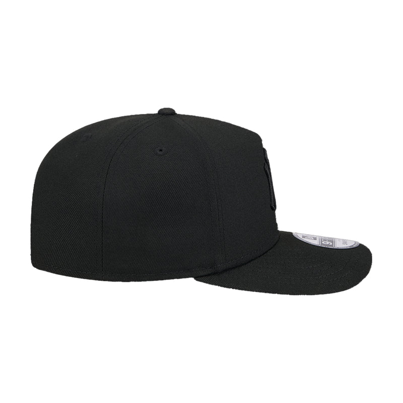New Era Unisex New York Yankees A-Frame 9Fifty Snapback Hat 60587152 Black, Grey Undervisor