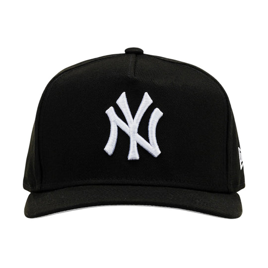 New Era Mens MLB New York Yankees 9Fifty Snapback Hat 60587167 Black/White, Grey Undervisor