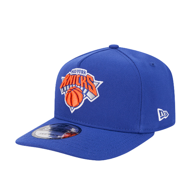 New Era Mens NBA New York Knicks A Frame 9Fifty Snapback Hat 60587548 Royal, Grey Undervisor