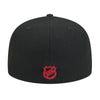 New Era Mens NHL Chicago Blackhawks Team 59Fifty Hat 60646405 Black