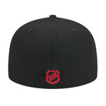 New Era Mens NHL Chicago Blackhawks Team 59Fifty Hat 60646405 Black