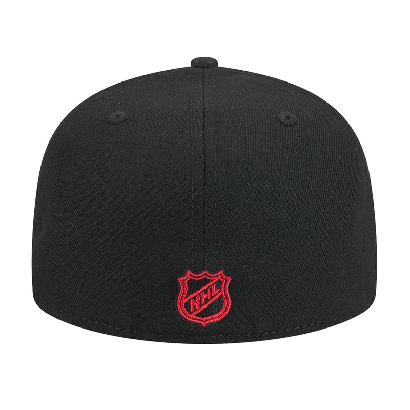 New Era Mens NHL Chicago Blackhawks Team 59Fifty Hat 60646405 Black