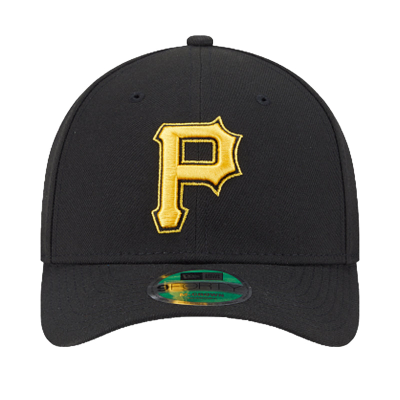 New Era Mens MLB Pittsburgh Pirates AL 2 M-Crown 9Fifty Hat 60646808 Black, Black Undervisor