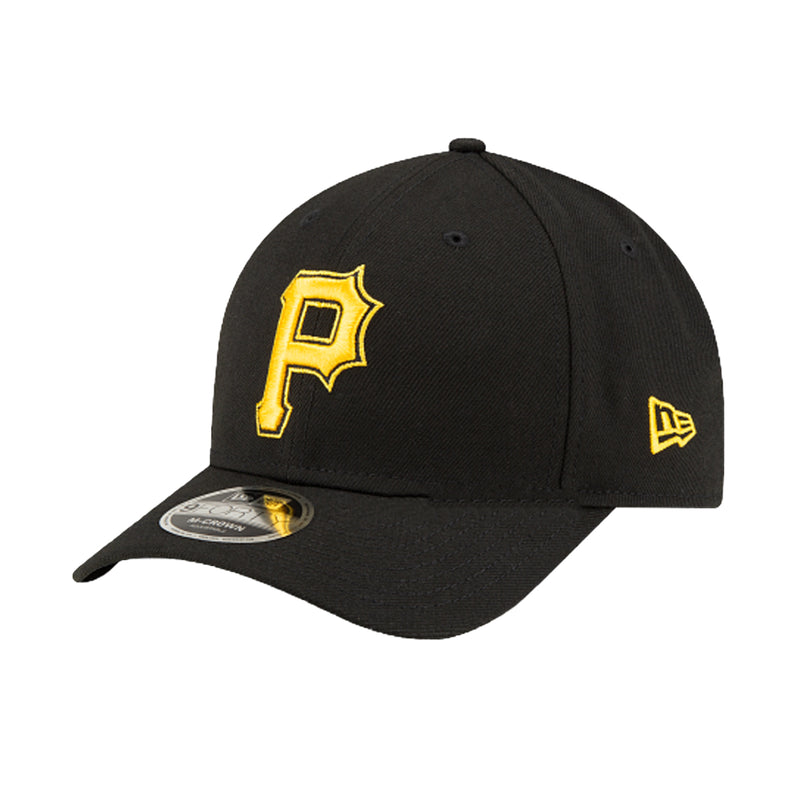 New Era Mens MLB Pittsburgh Pirates AL 2 M-Crown 9Fifty Hat 60646808 Black, Black Undervisor