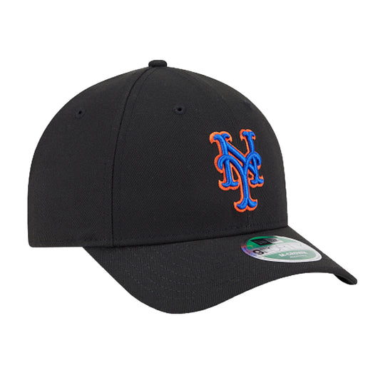 New Era Mens MLB New York Mets AL 2 M-Crown 9Fifty Hat 60646831 Black, Black Undervisor