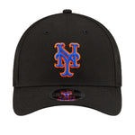 New Era Mens MLB New York Mets AL 2 M-Crown 9Fifty Hat 60646831 Black, Black Undervisor