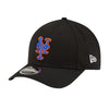 New Era Mens MLB New York Mets AL 2 M-Crown 9Fifty Hat 60646831 Black, Black Undervisor