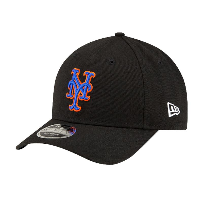 New Era Mens MLB New York Mets AL 2 M-Crown 9Fifty Hat 60646831 Black, Black Undervisor