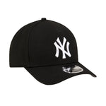 New Era Mens MLB New York Yankees 9Forty Team Replica Snapback Hat 60646911 Black/White