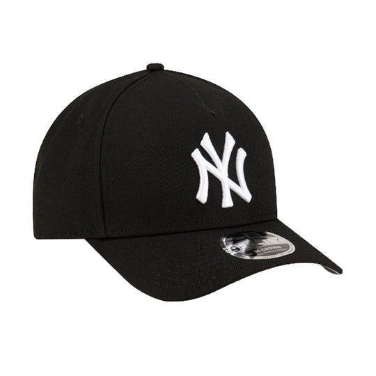 New Era Mens MLB New York Yankees 9Forty Team Replica Snapback Hat 60646911 Black/White