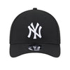 New Era Mens MLB New York Yankees 9Forty Team Replica Snapback Hat 60646911 Black/White