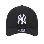 New Era Mens MLB New York Yankees 9Forty Team Replica Snapback Hat 60646911 Black/White
