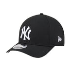 New Era Mens MLB New York Yankees 9Forty Team Replica Snapback Hat 60646911 Black/White