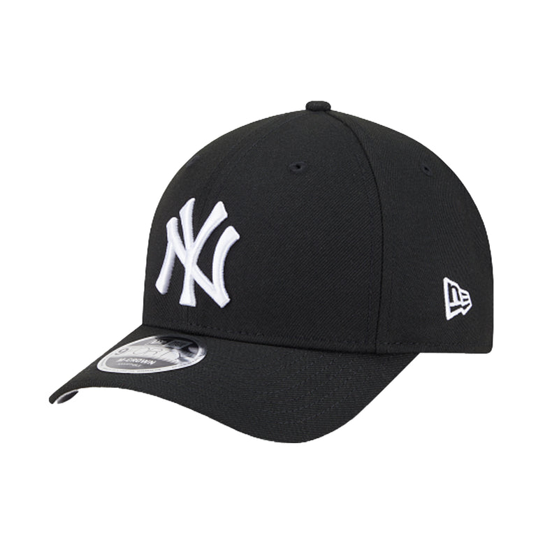 New Era Mens MLB New York Yankees 9Forty Team Replica Snapback Hat 60646911 Black/White
