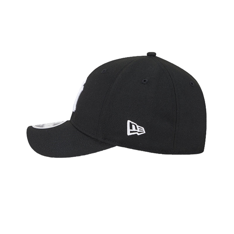 New Era Mens MLB New York Yankees 9Forty Team Replica Snapback Hat 60646911 Black/White