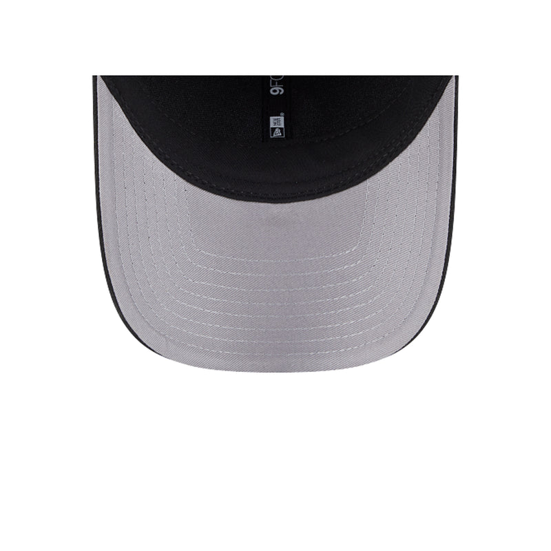 New Era Mens MLB New York Yankees 9Forty Team Replica Snapback Hat 60646911 Black/White