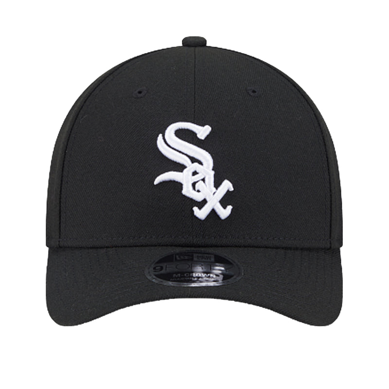 New Era Mens MLB Chicago White Sox M-Crown 9Fifty Hat 60646917 Black, Grey Undervisor