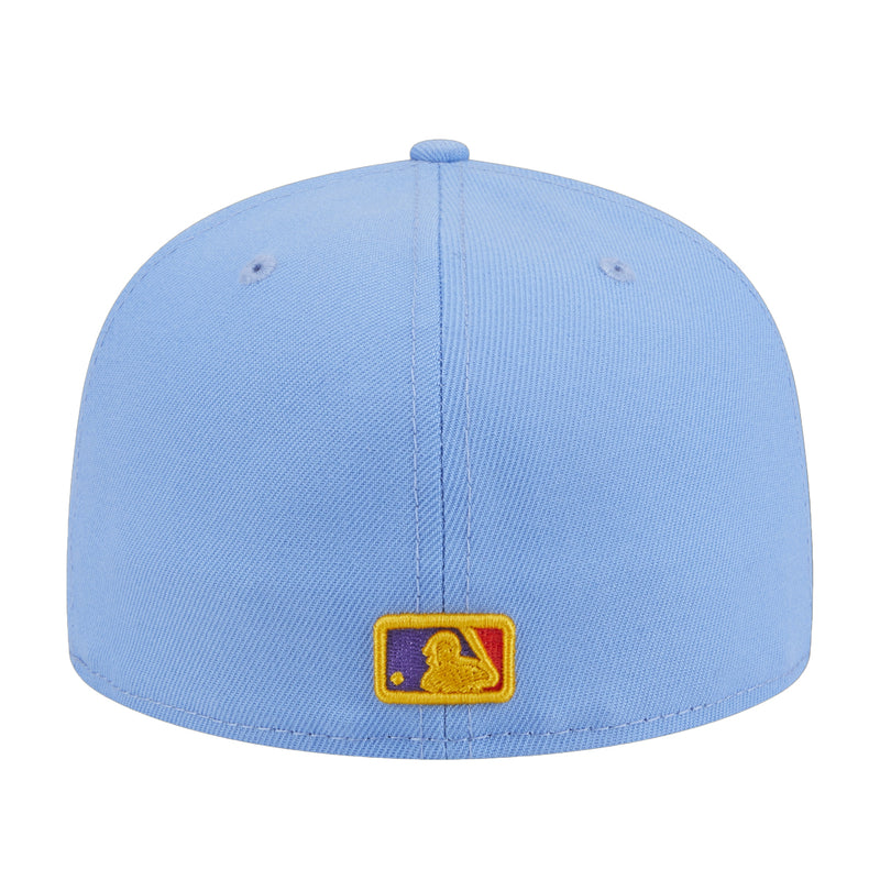 New Era Mens MLB Colorado Rockies 2025 City Connect 59Fifty Fitted Hat 60666985 Light Blue, Grey Undervisor