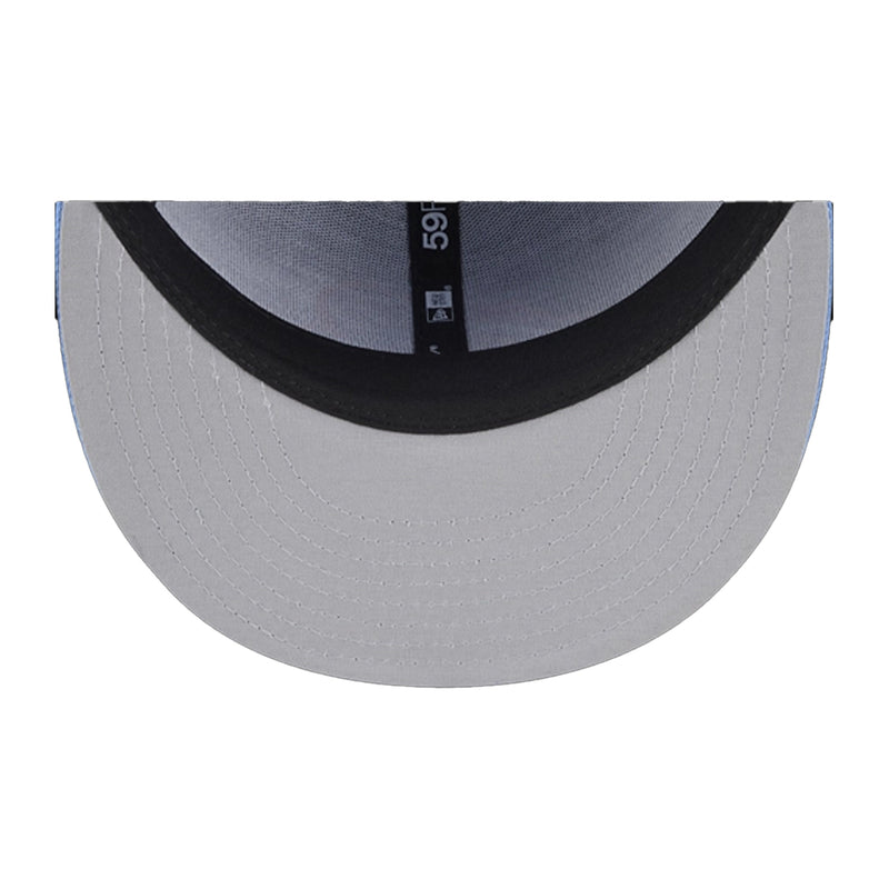New Era Mens MLB Colorado Rockies 2025 City Connect 59Fifty Fitted Hat 60666985 Light Blue, Grey Undervisor