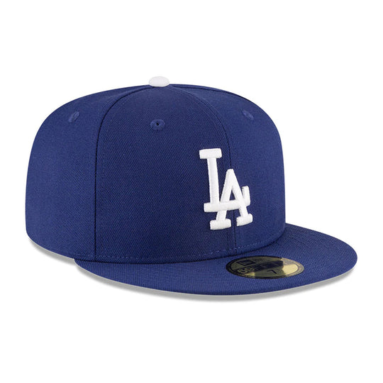 New Era Mens MLB Los Angeles Dodgers World Series 1988 59Fifty Fitted Hat 70054438 Royal Blue, Grey Undervisor