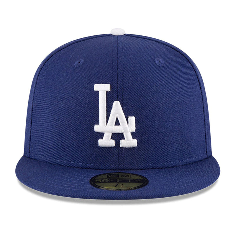 New Era Mens MLB Los Angeles Dodgers World Series 1988 59Fifty Fitted Hat 70054438 Royal Blue, Grey Undervisor