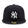 New Era Mens MLB New York Yankees World Series 2000 59Fifty Fitted Hat 70068071 Navy, Grey Undervisor