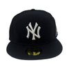 New Era Mens MLB New York Yankees World Series 2000 59Fifty Fitted Hat 70071969 Navy, Grey Undervisor