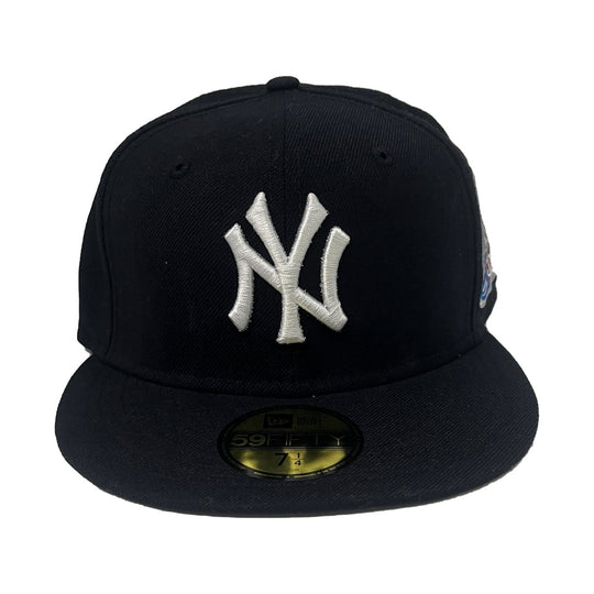 New Era Mens MLB New York Yankees Subway Series 2000 59Fifty Fitted Hat 70071969 Navy, Grey Undervisor