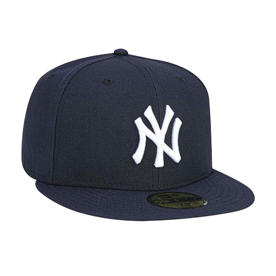 New Era Mens MLB New York Yankees 59Fifty Fitted Hat 70331909 Navy, Grey Undervisor