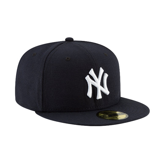 New Era Mens MLB New York Yankees 59Fifty Fitted Hat 70331909 Navy, Grey Undervisor