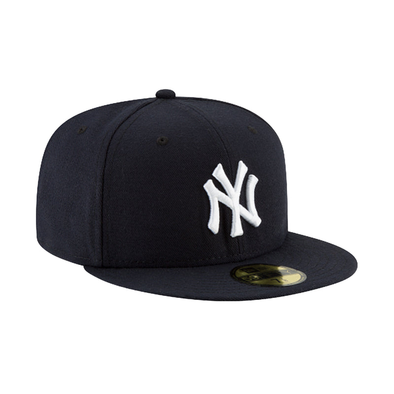 New Era Mens MLB New York Yankees 59Fifty Fitted Hat 70331909 Navy, Grey Undervisor