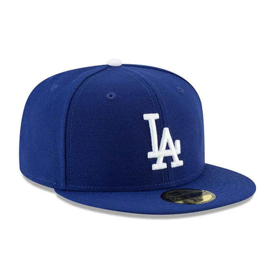 New Era 5950 59Fifty Los Angeles Dodgers Mlb 2017 Authentic Collection On Field Game Fitted Cap Hat Blue