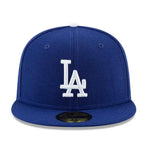 New Era 5950 59Fifty Los Angeles Dodgers Mlb 2017 Authentic Collection On Field Game Fitted Cap Hat Blue