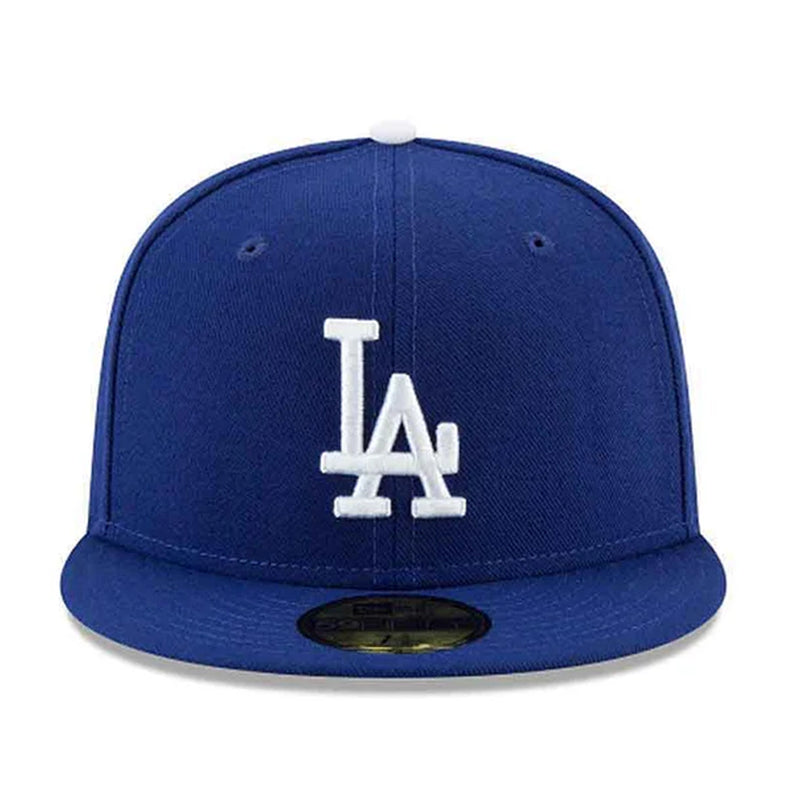 New Era 5950 59Fifty Los Angeles Dodgers Mlb 2017 Authentic Collection On Field Game Fitted Cap Hat Blue