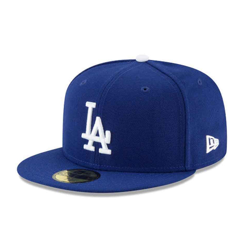 New Era 5950 59Fifty Los Angeles Dodgers Mlb 2017 Authentic Collection On Field Game Fitted Cap Hat Blue
