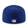 New Era 5950 59Fifty Los Angeles Dodgers Mlb 2017 Authentic Collection On Field Game Fitted Cap Hat Blue